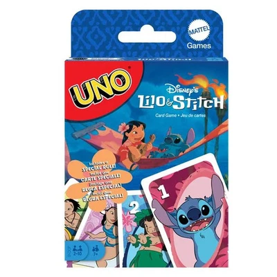MATTEL GMBH UNO Disneys Lilo und Stitch Kartenspiel für Kinder und Familienabende