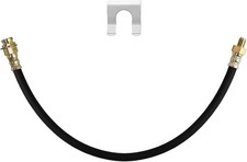 Premium 18-Inch Flexible Brake Line - Universal Rubber Brake Hose, 3/8"-24 E