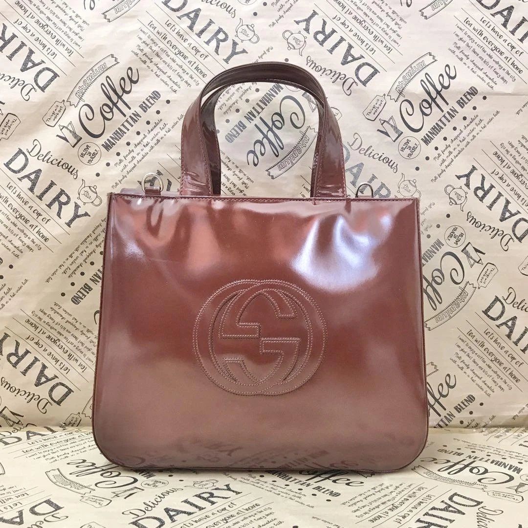 Sac à main Gucci Soho émaillé Gg formel Fq219 m2_0422