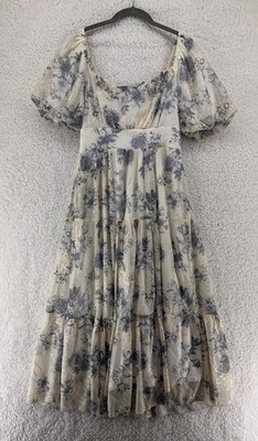 crimson midi dress Listicle Crimson Floral Patchwork Cotton Midi Dress