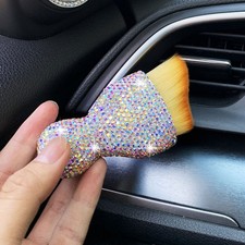 Bling Car Parts Cleaning Brush Air Conditioning Outlet Crevice Dust Removal Tool