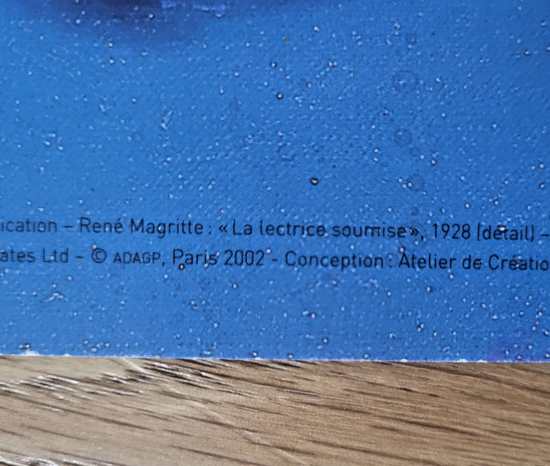 RENE MAGRITTE - AFFICHE ORIGINALE D'EXPOSITION - CENTRE POMPIDOU - TRÈS... image 5