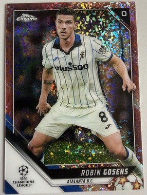 Topps Chrome UEFA Champions League 2021-22 Robin Gosens Atalanta  054/125