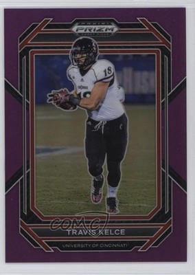 2023 Panini Prizm Draft Picks Purple Prizm /75 Travis Kelce #95 0hr