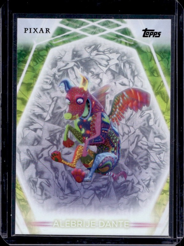 2026 Topps Disney Neon Alebrije Dante Snow Caps #70 Coco