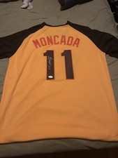 Yoan Moncada Signed 2016 All Star Futures Game Jersey (JSA COA) Red Sox Prospect
