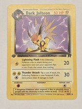 Pokemon TCG Team Rocket Dark Jolteon 1ST Edition 38/82 on eBay