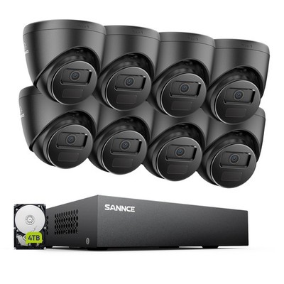 SANNCE 8CH 1080P Überwachungskamera DVR Überwachungssysteme Email Alarm Motion