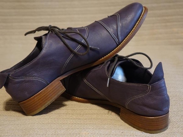 Women Jil Sander Heels Purple Leather 39