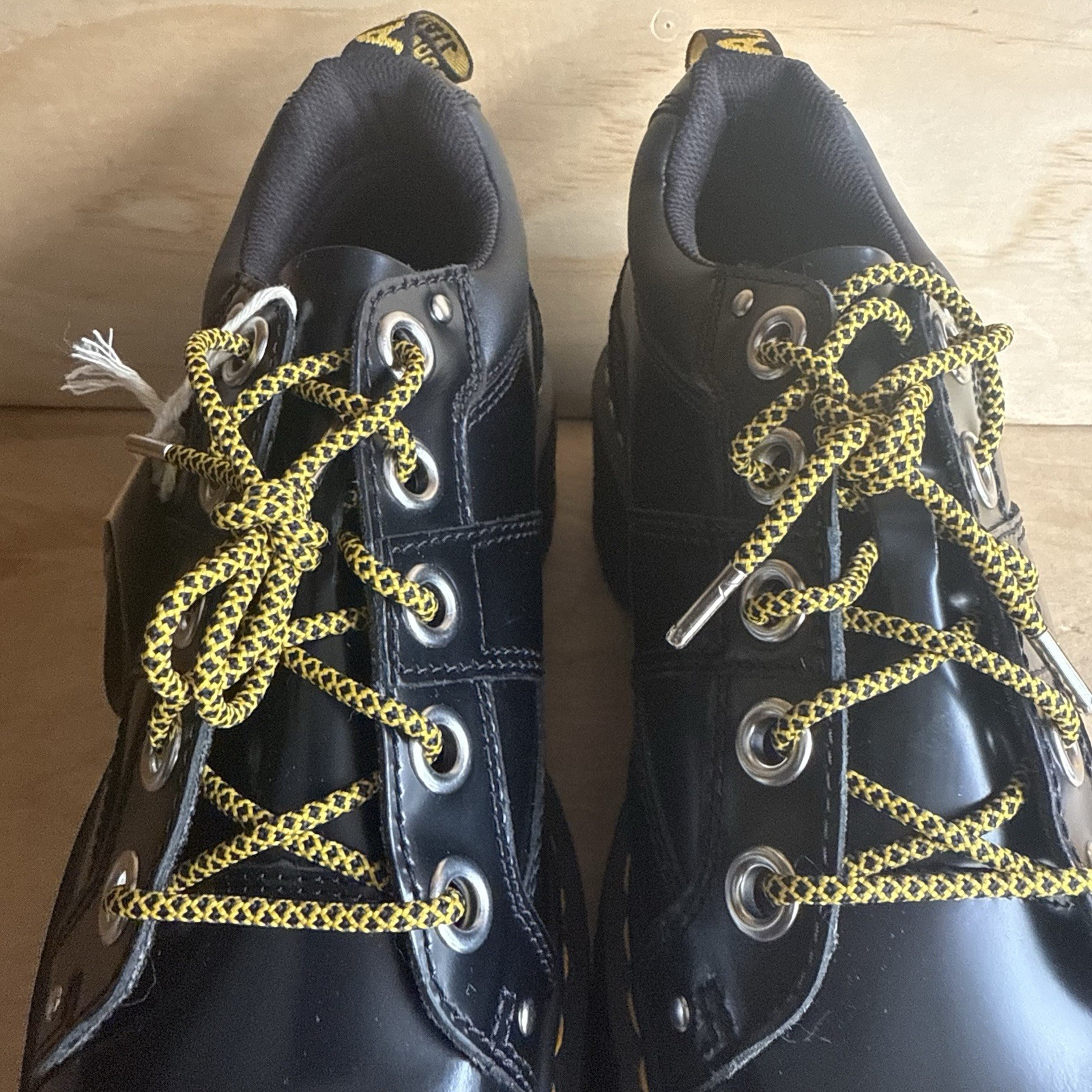 NEW Dr Martens 5I Quad Max Womens Size 10 Platform Derby Oxfords Leather Black