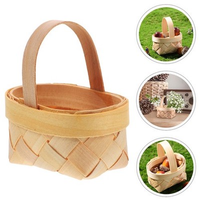 15 Pcs Handgewebter Bonbonkorb Minikörbe Für Geschenke Winzige Geflochtene