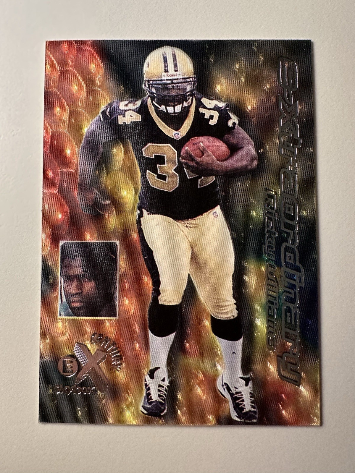Ricky Williams E-X Century E-Xtraordinary #1 Base