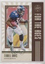2020 Panini Legacy For the Ages Terrell Davis #FTA-TD HOF 0a3