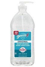 Germ-X Original Hand Sanitizer, 67.4 Fl Oz 67.62 Pack of 1 , Clear