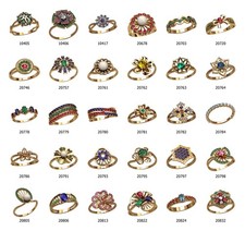 set of 30 pcs WAX PATTERNS for Lost Wax Casting silver or gold Jewelry_w14