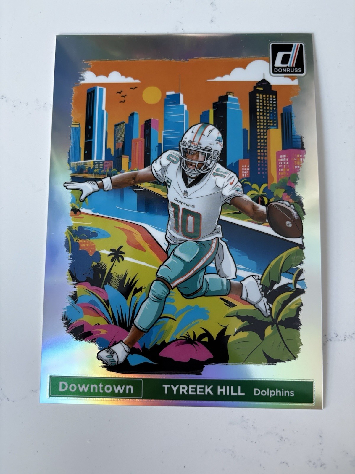 2024 Panini Donruss - Downtown! Tyreek Hill #3 Oversized