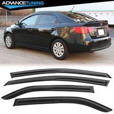 Fits 09-13 Kia Forte Sedan Mugen Style Acrylic Window Visors Sun Rain Guard 4pcs