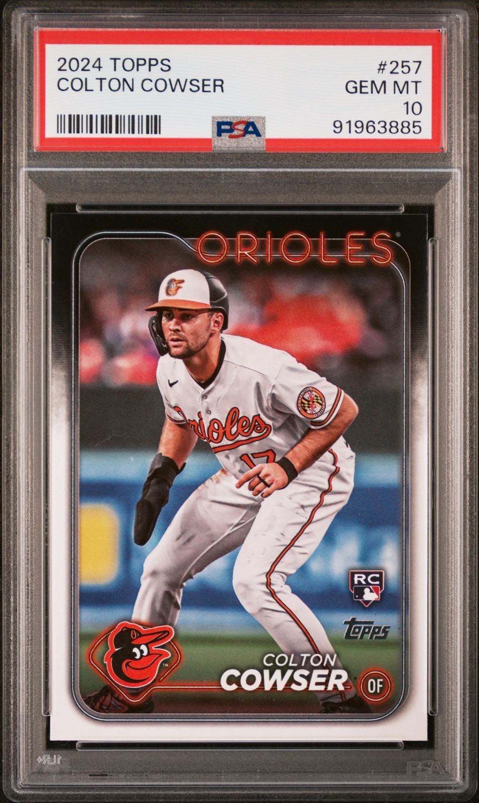 2024 TOPPS #257 COLTON COWSER PSA 10