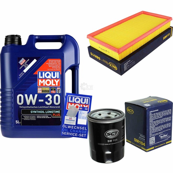 Inspektionskit Filter Liqui Moly ÖL 5L 0W-30 FüR Mitsubishi Carisma Stufenheck-image