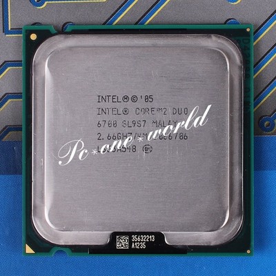 100% OK SL9S7 SL9ZF Intel Core 2 Duo E6700 2.66 GHz Dual-Core Processor CPU