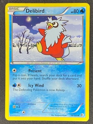 Pokémon Delibird 38/149 BCR Boundaries Crossed LP/NM