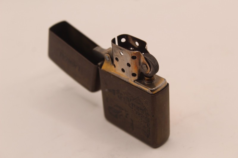 VINTAGE ZIPPO SOLID BRASS LIGHTER DORAL "WELCOME TO TOBACCOVILLE" #10