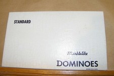 SET of MARBLELIKE DOMINOES made by Creative Plastics color GREEN in box SHORTY