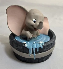 Vintage 1995 WDCC Dumbo Bath "Simply Adorable" Porcelain Figurine
