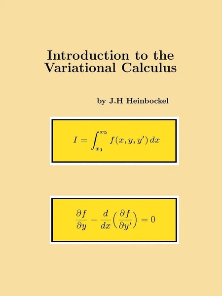Introduction To The Variational Calculus J. H. Heinbockel Taschenbuch Englisch-image