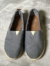 TOMS Bimini Chambray slip-on shoes Size Y5.5
