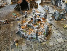 Ruined Fountain - Fantasy Wargaming Terrain - Mordheim, Frostgrave, Warhammer