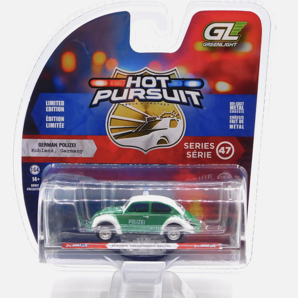Hot Pursuit Classic Vw Volkswagen KäFer 1:64 MaßStab Greenlight 43050A-image