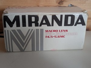 Miranda 75–300mm f/4.5–5.6 Macro Zoom Lens – Minolta MD Mount – Clean Glass