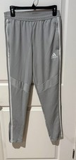 Adidas Tiro 19 Training Pants Mens Medium Gray Soccer Track Fitness Tapered Gym