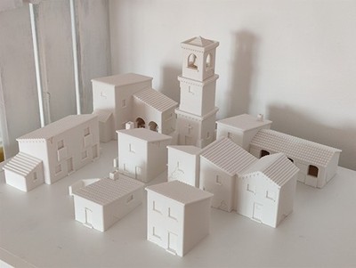 15 mm Maßstab Tischplatte Wargaming hispanische Halbinsel Stil 8 Gebäude
