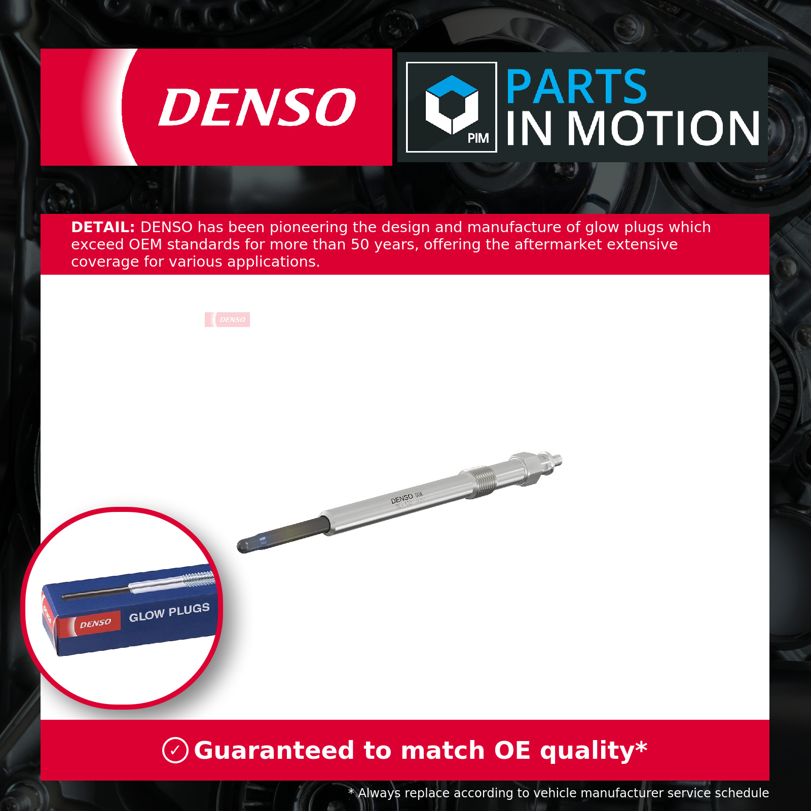 Glow plug Metal glow plug DG-130 DENSO for FORD JAGUAR CITROËN PEUGEOT FIAT LTI - Image 14