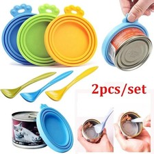 Pet Food Can Covers Lids Universal BPA Free Dishwasher Dog Cat Food Can