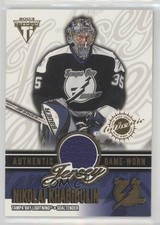 2002-03 Pacific Private Stock Titanium 557/1002 Nikolai Khabibulin #64 0q3