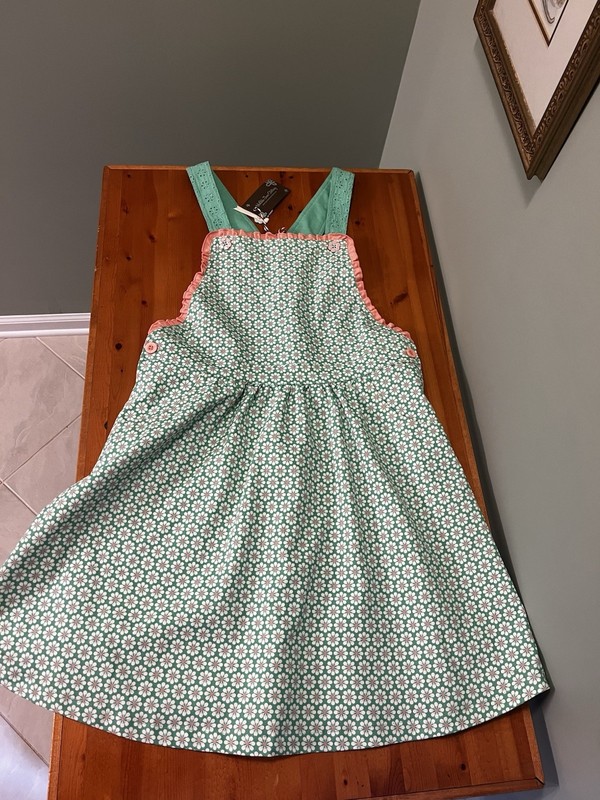 Matilda Jane Enchanted Garden Clare Jumper Green Floral, Girls Size 14 NWT