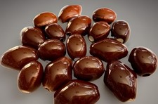 Ceramic Beads Glossy Chocolate 12 16mm Qty:18