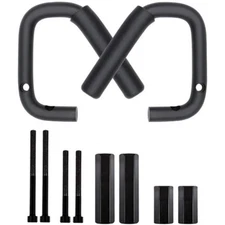 Black Front Grab Handles Grip Handle Grab Bars For Jeep Wrangler JK JKU 2007-18