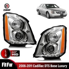 For 2006-2011 Cadillac Dts Hidxenon Projector Headlights Assy Wo Bulb Lr Pair
