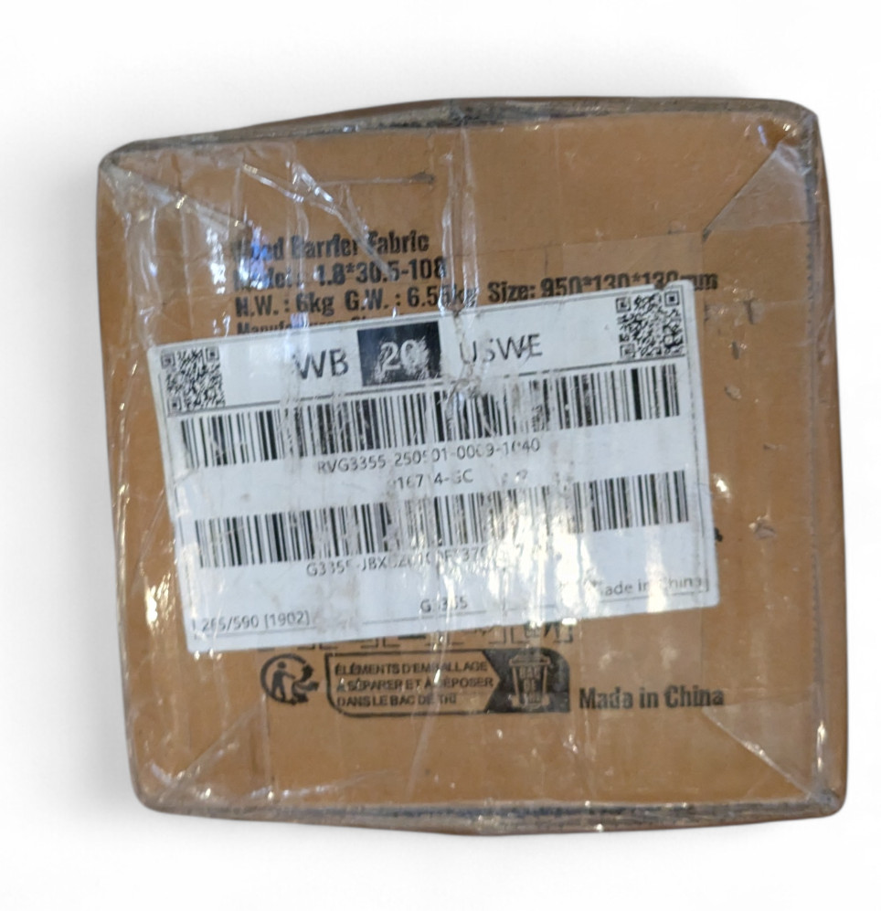 VEVOR - 6 x 100ft Weed Barrier Fabric Ground Weed Cover 3.2 OZ Landscape