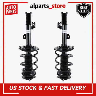 2pcs Front Struts Shocks w/Coil Springs For Toyota Venza 2009 2010 2011 2012