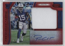 2019 Certified Freshman Fabric Signatures Mirror Red Parris Campbell Auto 14ma