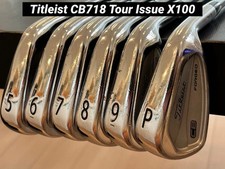 Titleist CB718 Dynamic Gold Tour Issue X100 DG Iron Set Right Handed 5-9