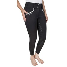 Equine Couture Women Nicole Full Silicone Printed Seat Breeches