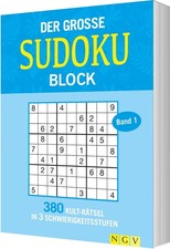 Der große Sudokublock -  zur Auswahl