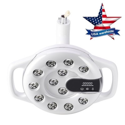 20W Lámpara Dental 12 LEDs IRC95 Pantalla Digital para Unidades Dentales Light