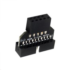 New Panel Plug USB2.0 9-Pin Female to USB3.0 19-Pin Male Adapter For Mainboard
